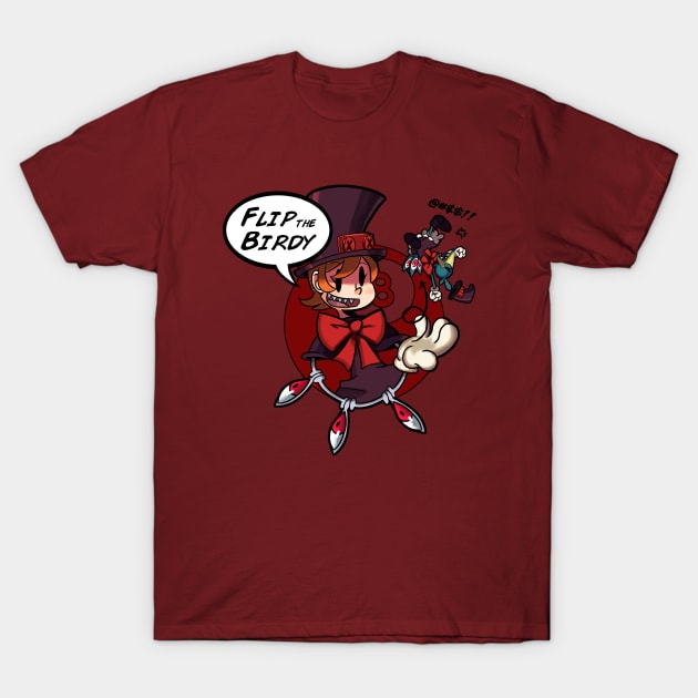 Flip the Birdy T-Shirt by Visual_Discord